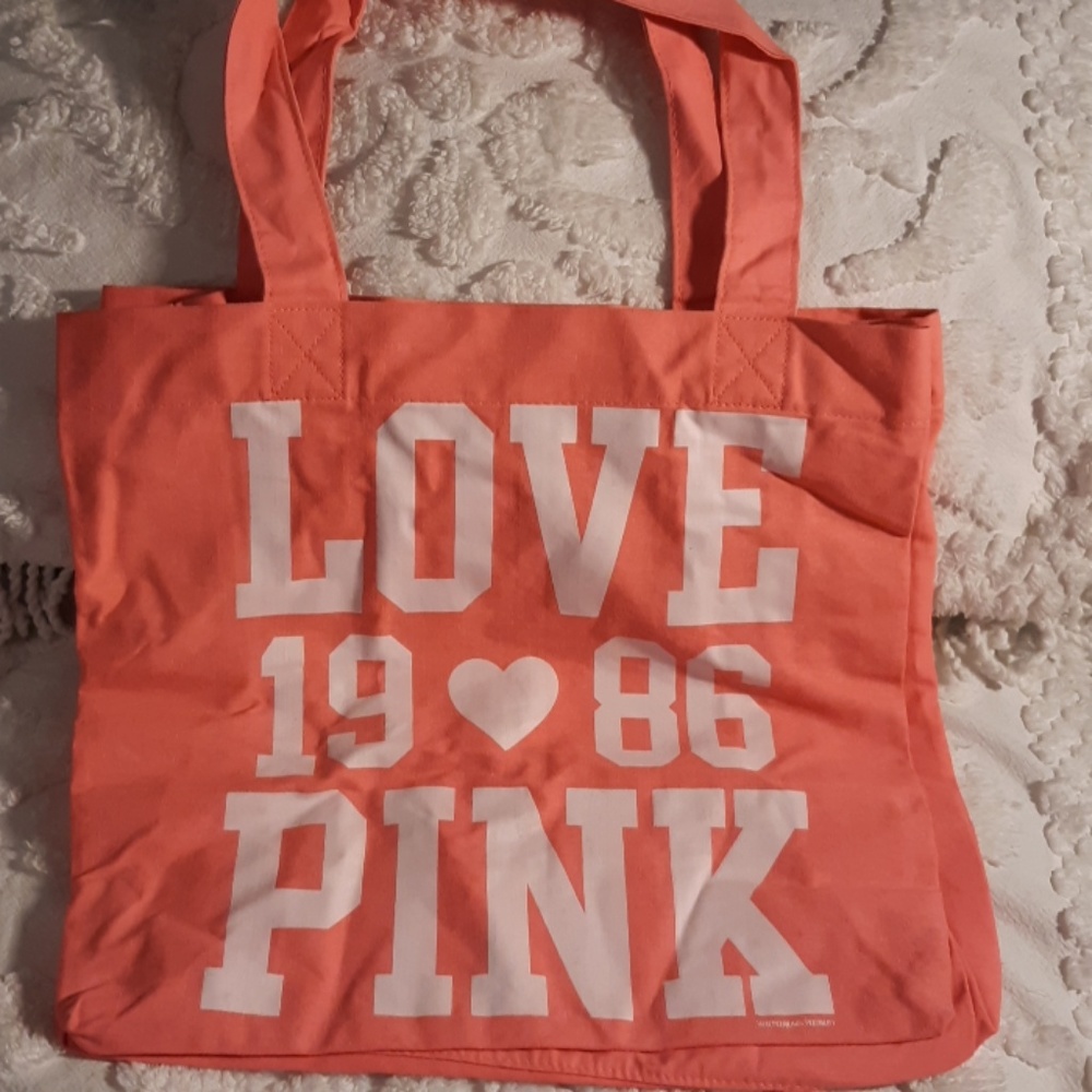 Victoria Secret Pink Love Cotton Tote